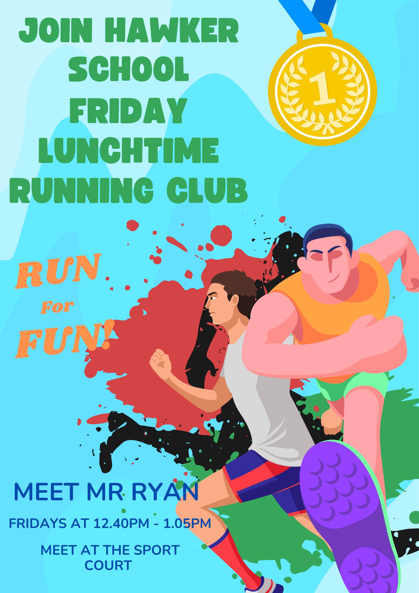 Friday lunchtime running club